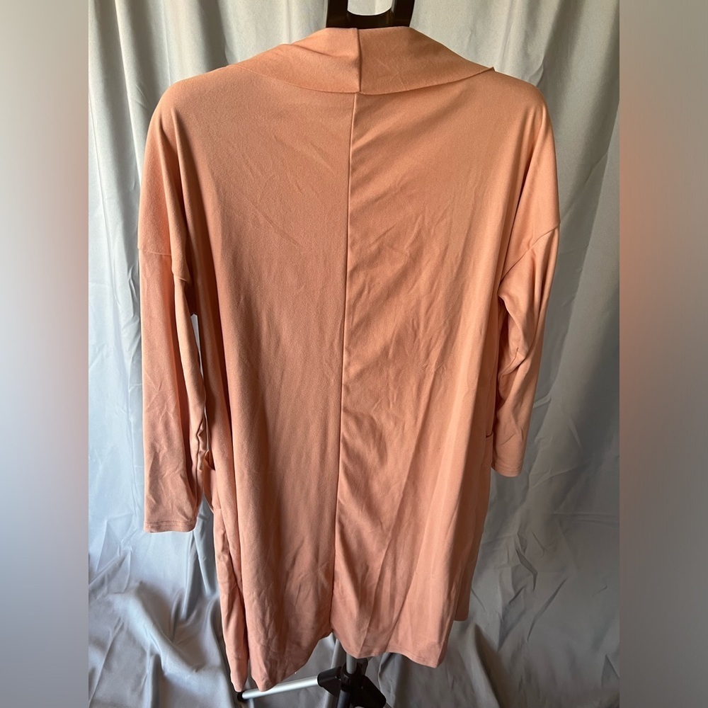NWOT Peach long cardigan - Picture 4 of 6
